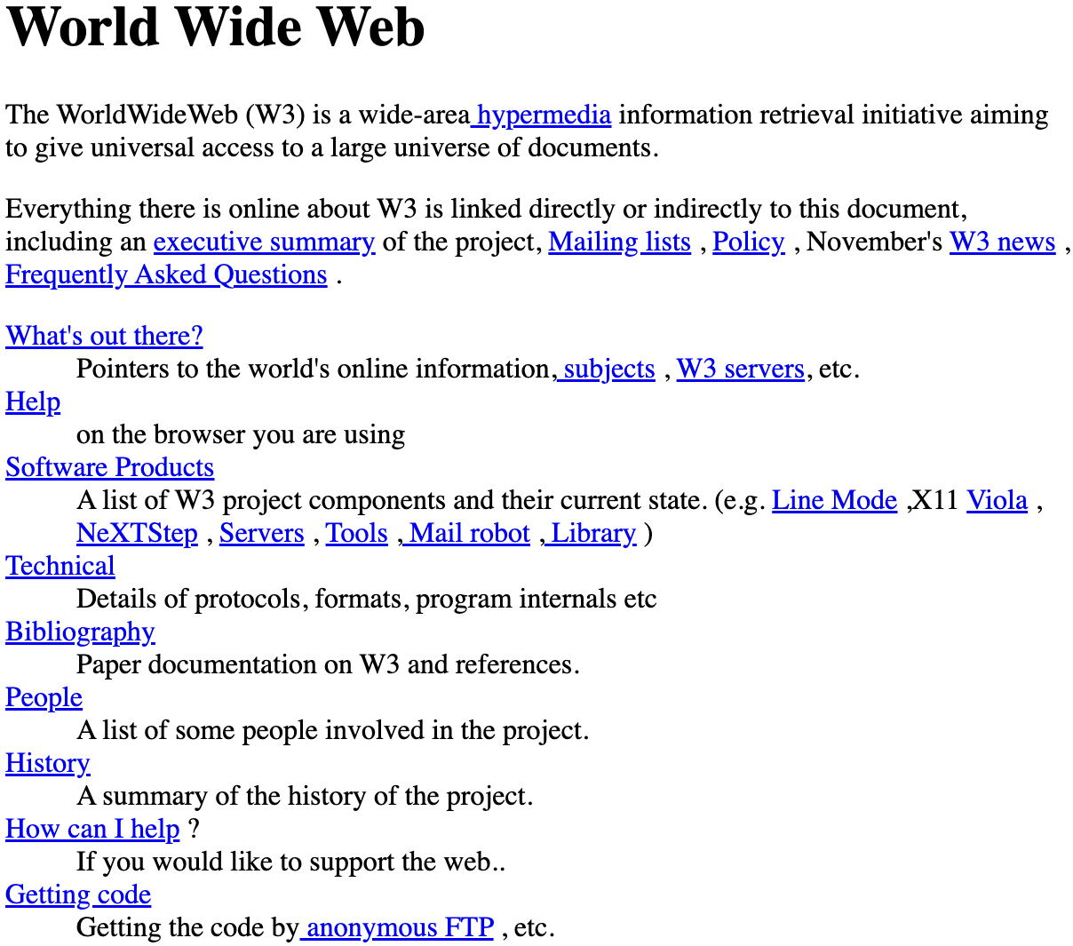 Cern first website